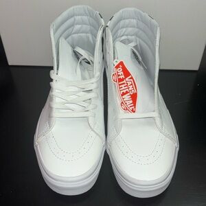 VANS SK8-Hi Classic Tumble in White